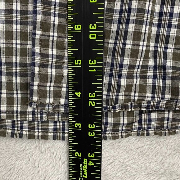 Vintage Levi's Mens Shirt Large Red Tab Long Sleeve Plaid Button-Down Casual Y2K - Picture 3 of 12